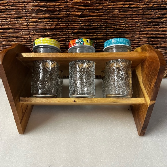 The Pioneer Woman Wildflower Whimsy Six Jar Spice Rack - Picture 5 of 11